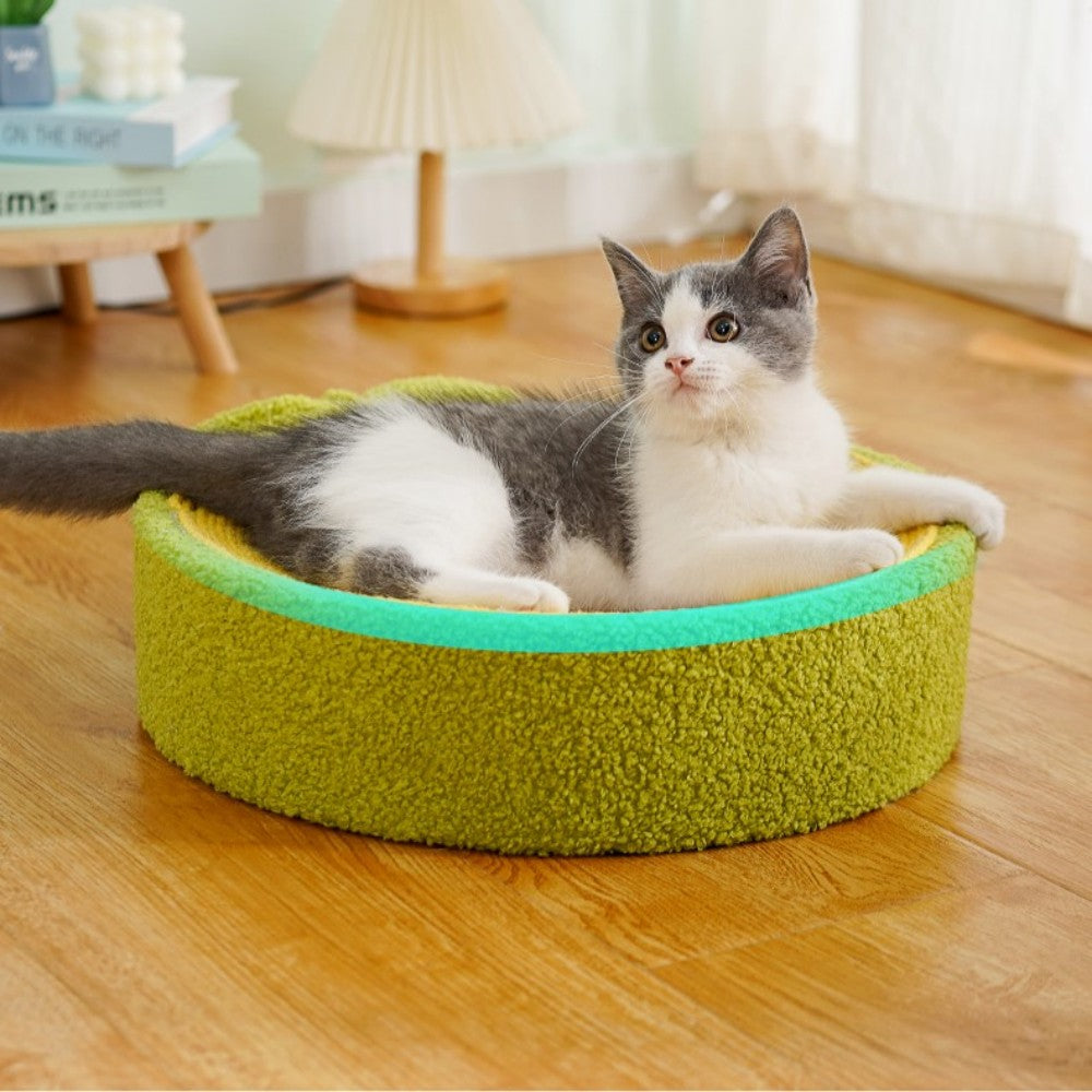 Fairela Pet Avocado Scratcher Cat Bed