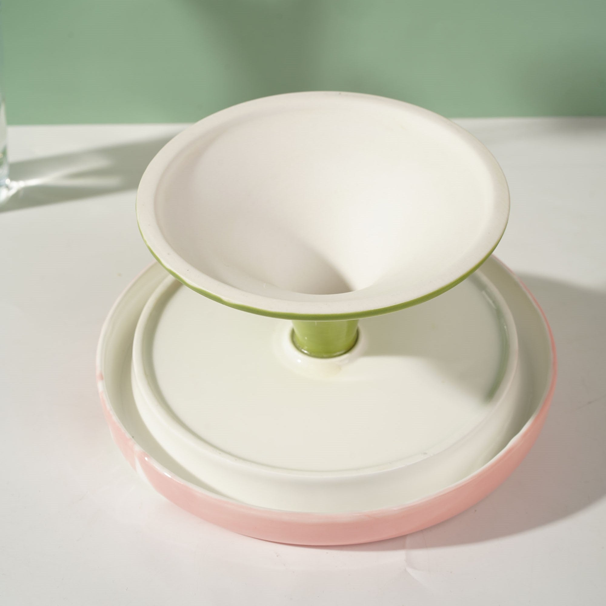 Fairela Pet Ice Cream Elevated Dog & Cat Bowl, Small: 2-cup