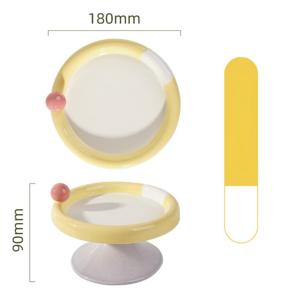 Fairela Pet Ice Cream Elevated Dog & Cat Bowl, Small: 2-cup