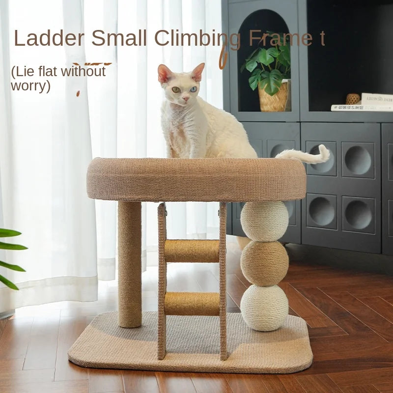 Fairela Pet Small Round Cat Climbing Rack(Cooling Seat)