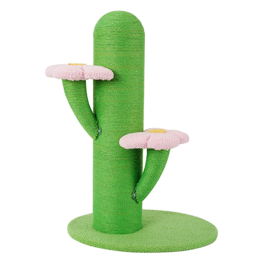 Fairela Pet Cactus 29.5-in Hemp Cat Tree, Green
