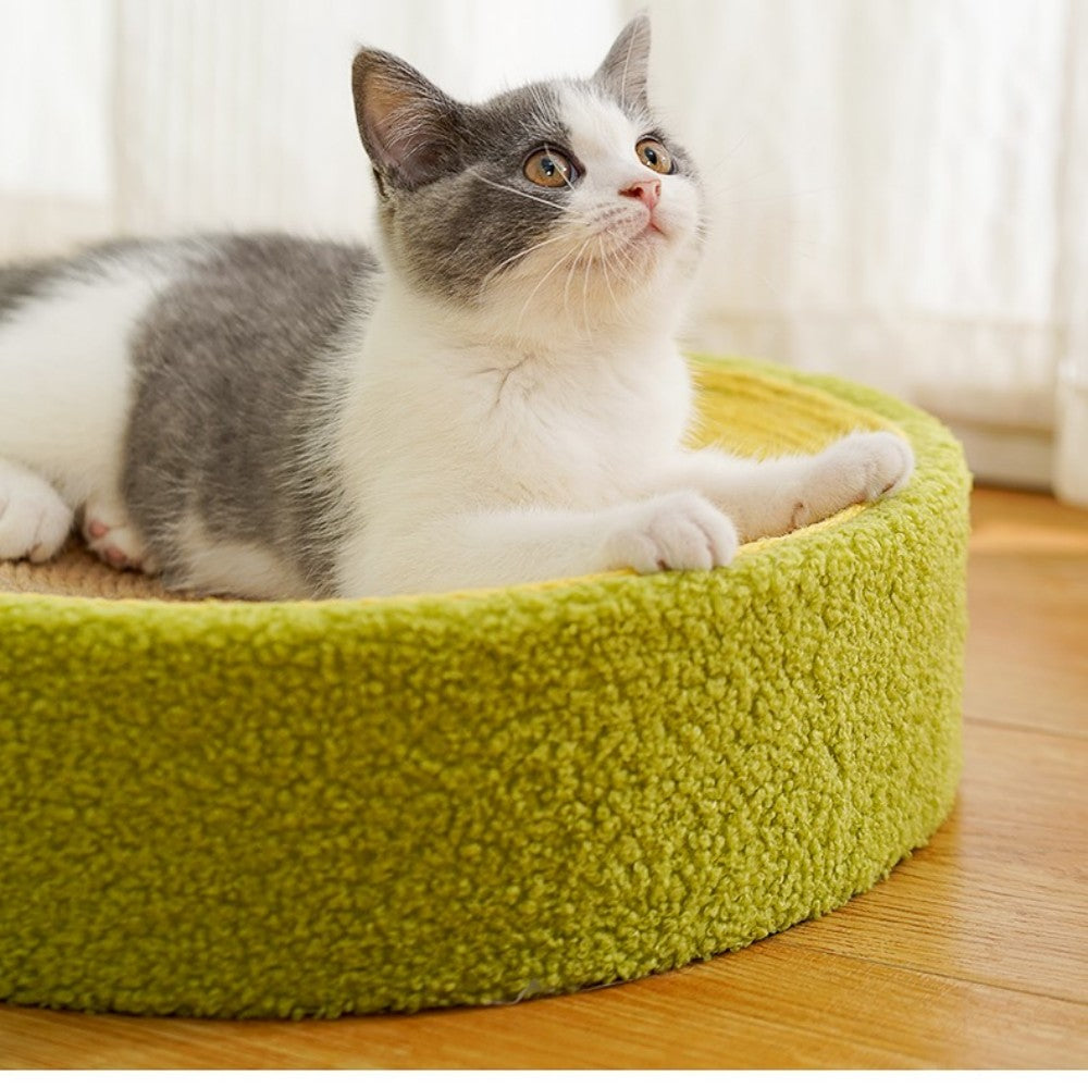 Fairela Pet Avocado Scratcher Cat Bed