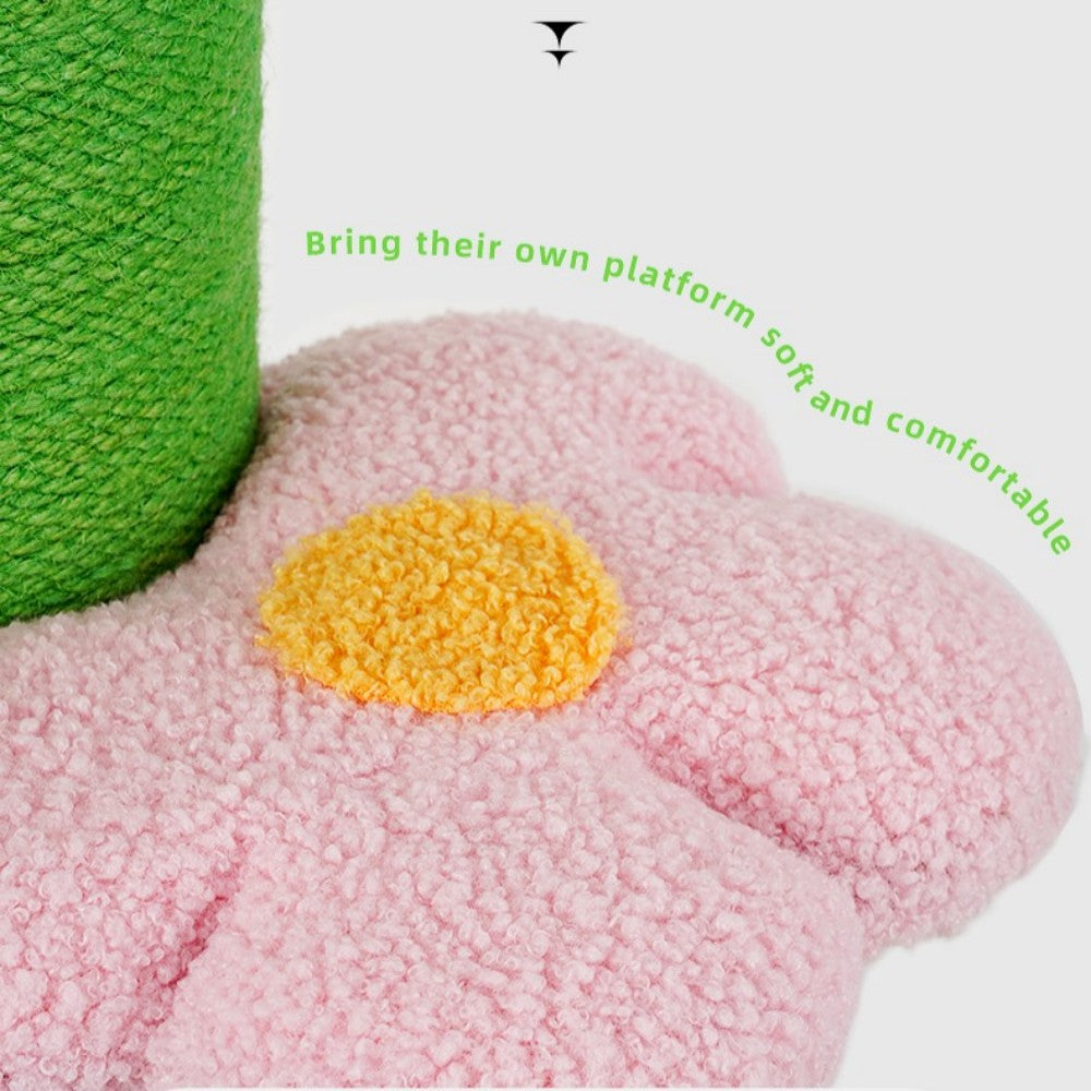 Fairela Pet Cactus 29.5-in Hemp Cat Tree, Green