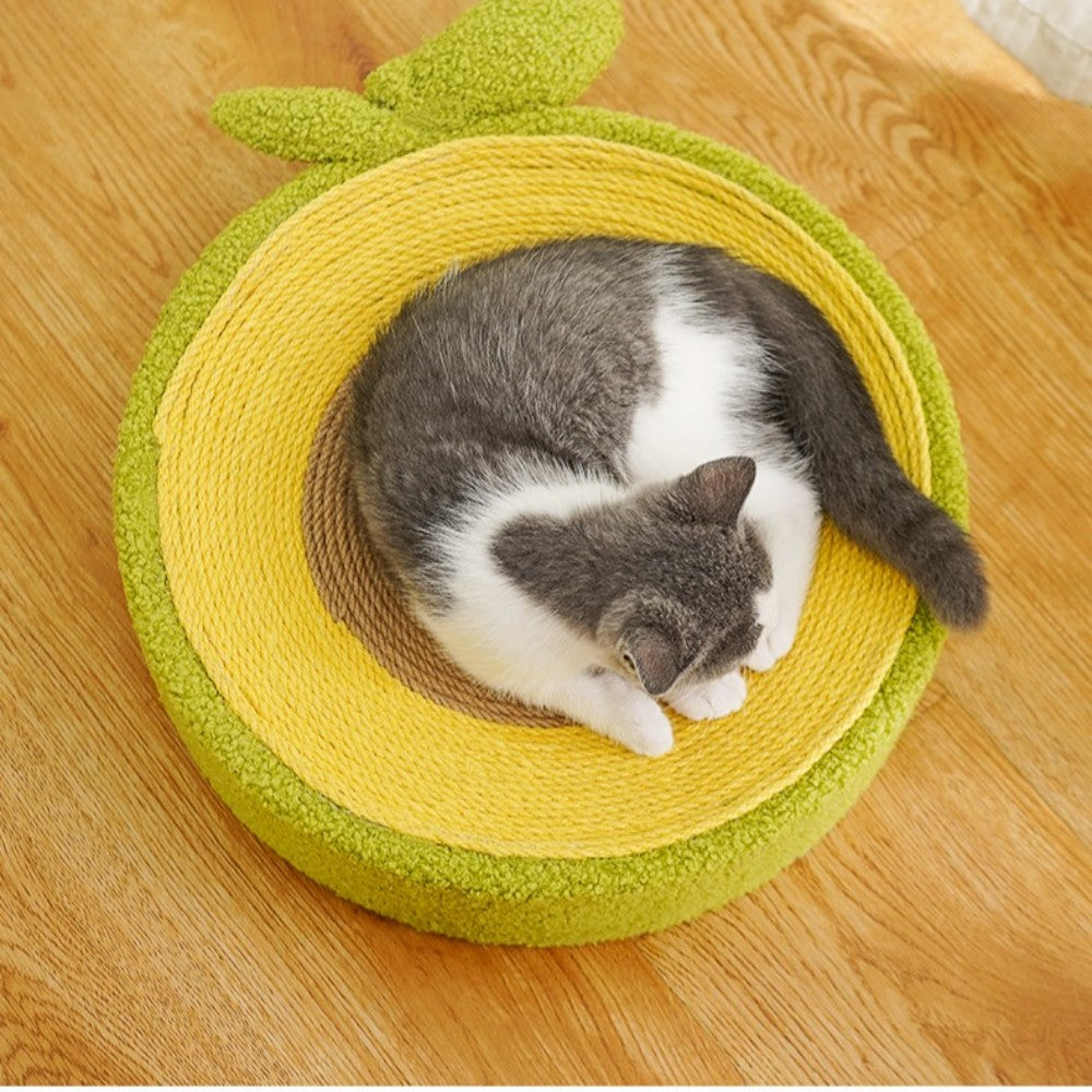 Fairela Pet Avocado Scratcher Cat Bed