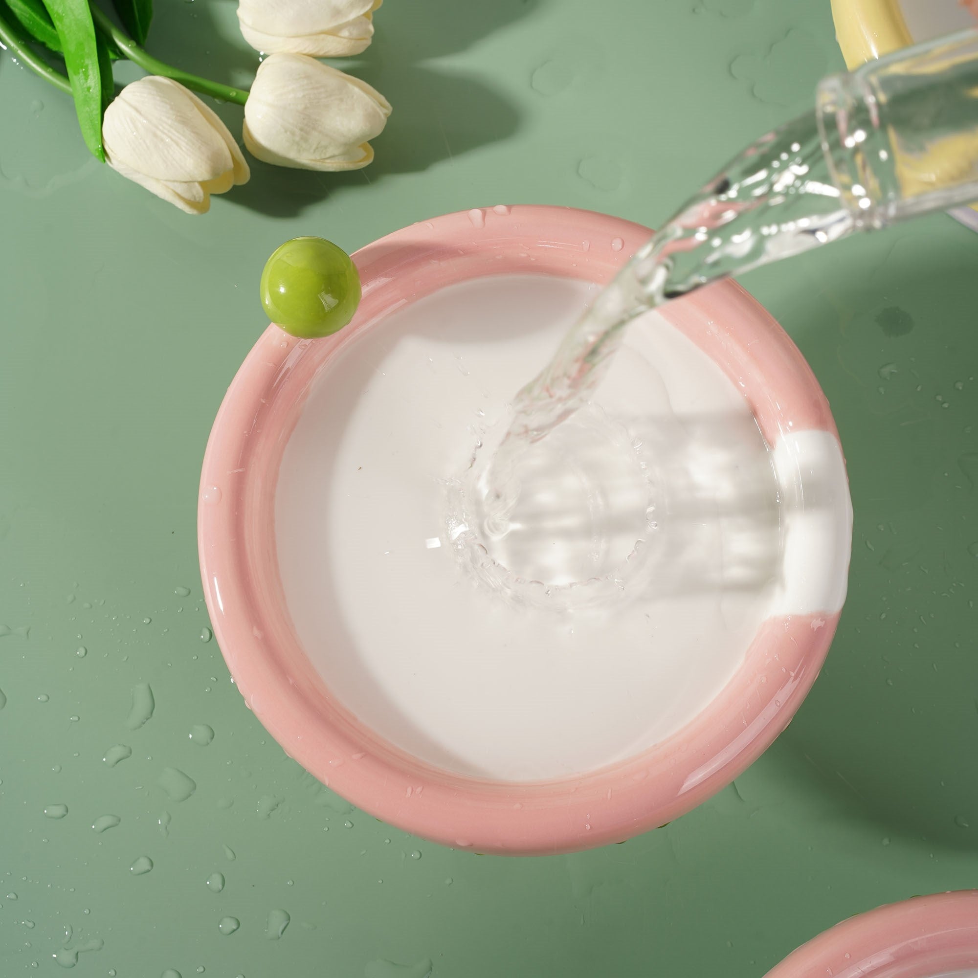 Fairela Pet Ice Cream Elevated Dog & Cat Bowl, Small: 2-cup