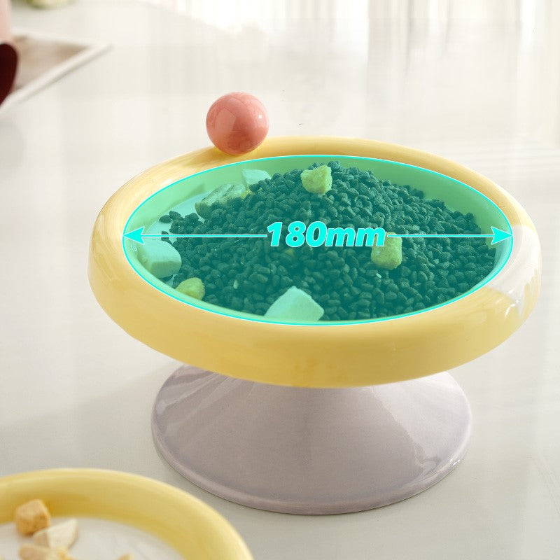 Fairela Pet Ice Cream Elevated Dog & Cat Bowl, Small: 2-cup