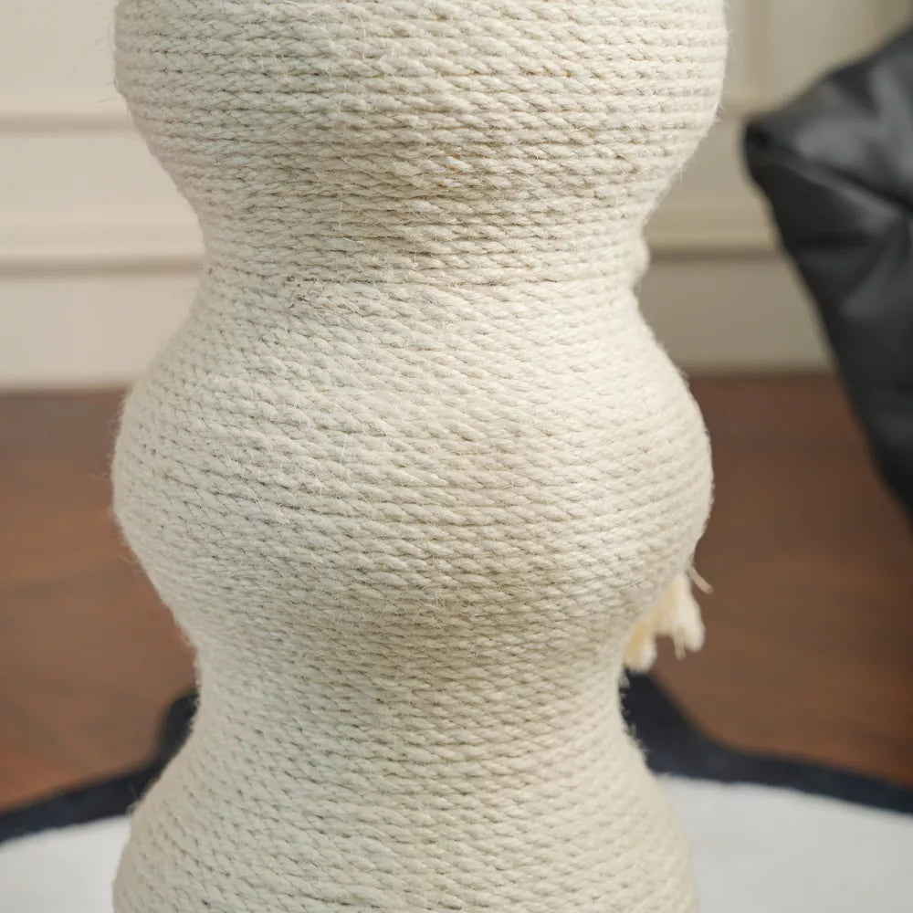 Fairela Tall 24-in Fleece Cat Scratching Post with Padded Perch Bed
