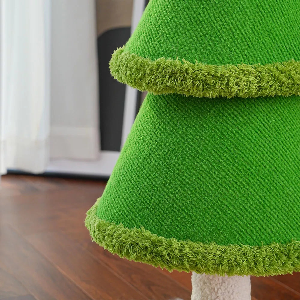 Fairela Tree-Shaped 23.6-in Hemp Cat Scratching Post with Stable Round Base