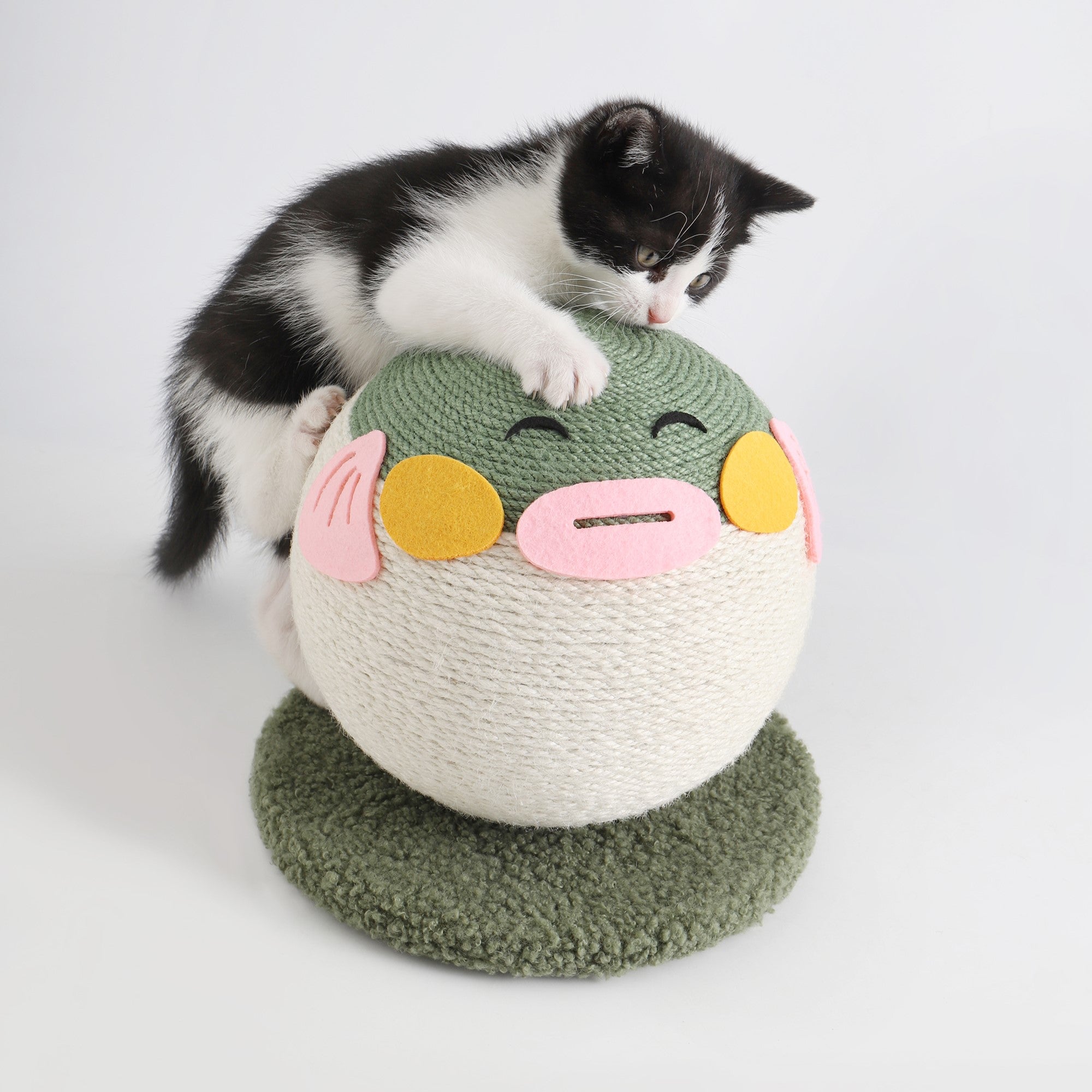 Fairela Pet Pufferfish Cat Ball Toy