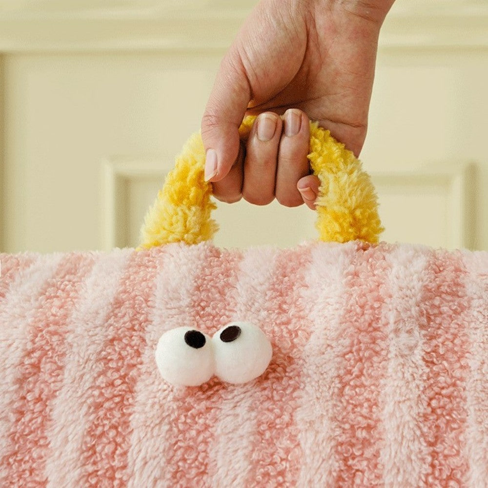 Fairela Pet Large Striped Furniture Style Sofa Dog & Cat Bed with Removable Cover, Medium